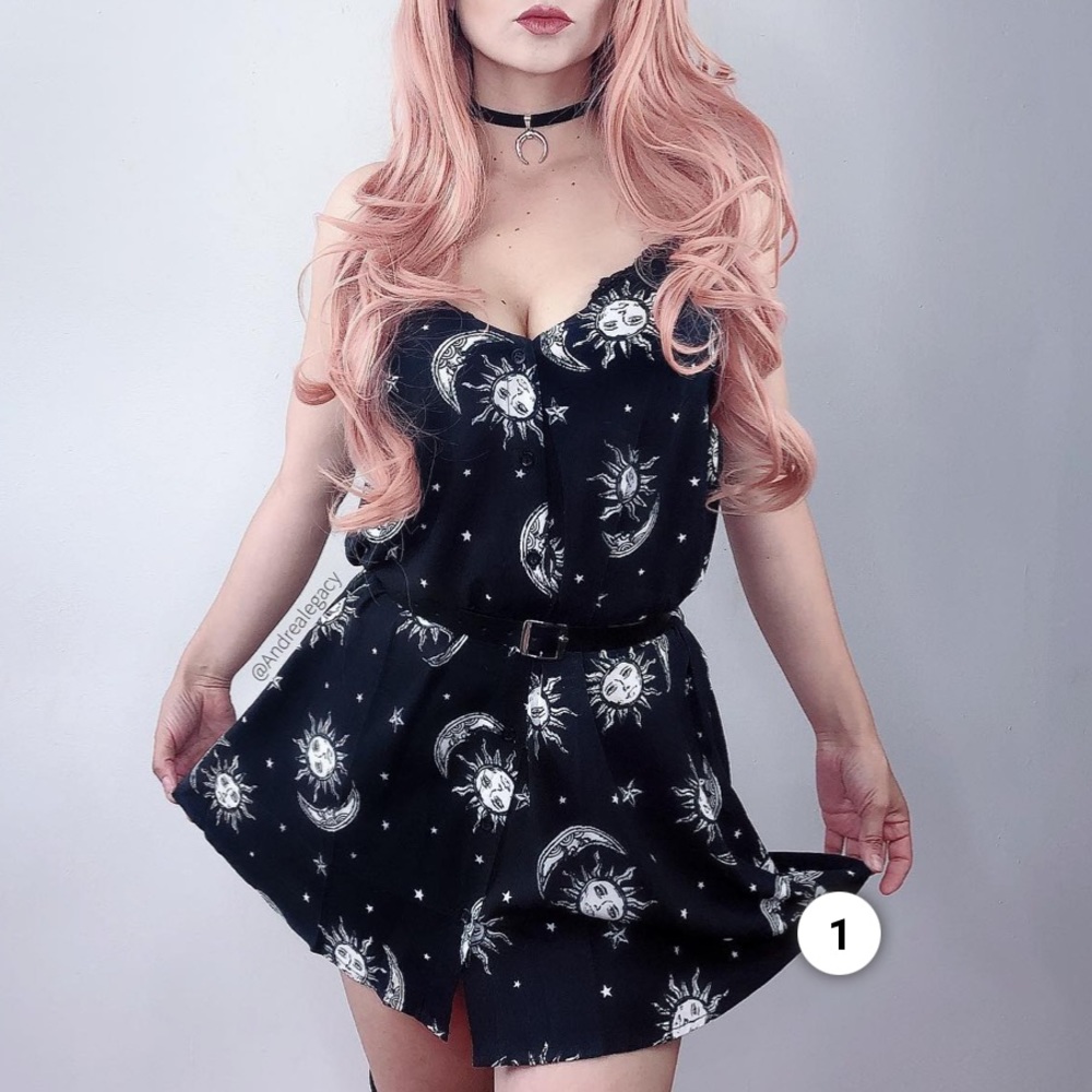 Motel Rocks Sanna Slip Dress